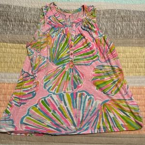 Lilly Pulitzer shellabrate Essie tanktop size large